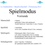 Modus, Regeln Vorrunde 2011